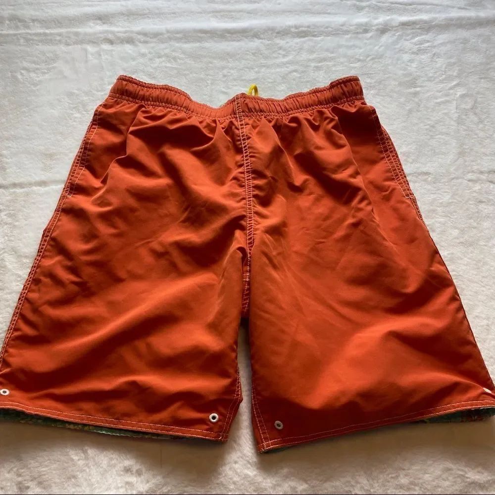 Lands’ End Reversible Swim Trunks Size Medium - Picture 3 of 12